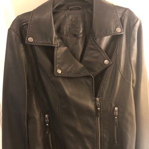 Max Studio Faux Leather Jacket.